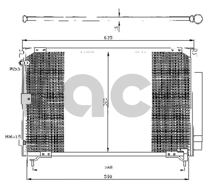 Condenseur, climatisation ACR 300371