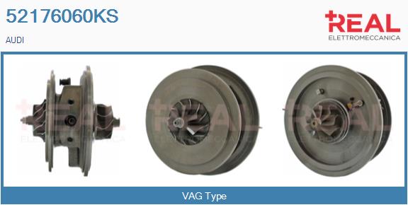 Groupe carter, turbocompresseur REAL 52176060KS