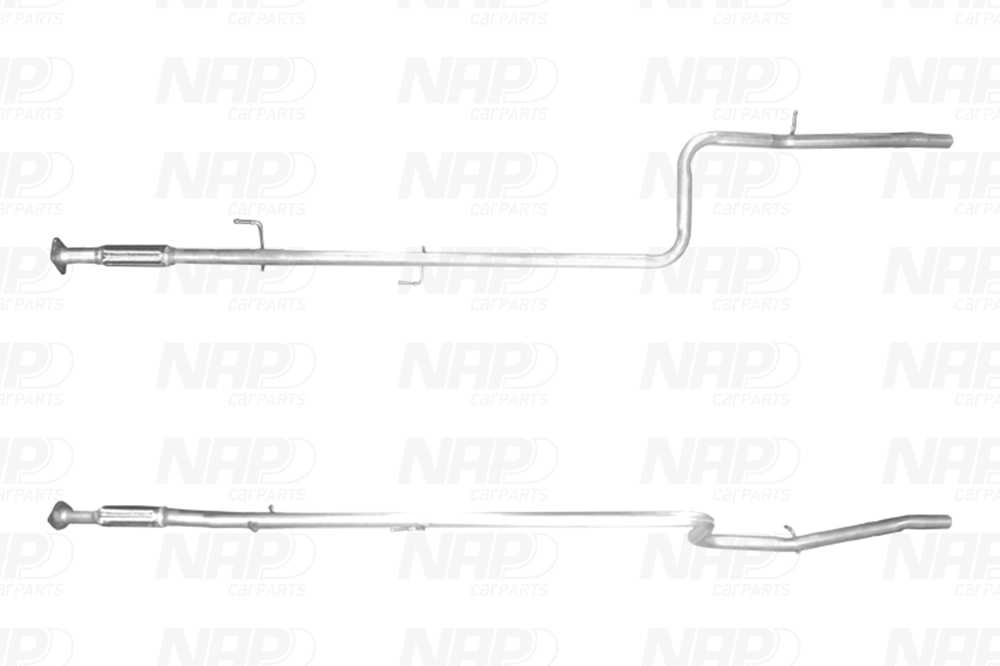 Tuyau d'échappement NAP carPARTS CAC10603