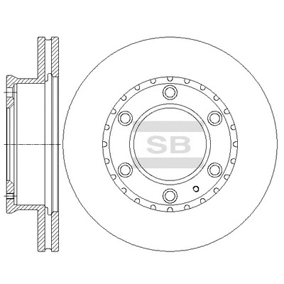 Disque de frein Hi-Q SD4429