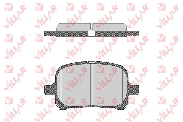 Kit de plaquettes de frein, frein à disque VILLAR 626.0712