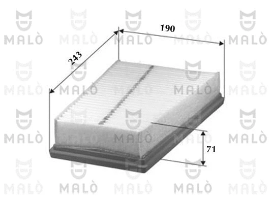 Filtre à air AKRON-MALÒ 1500591