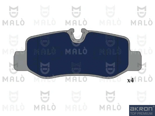 Kit de plaquettes de frein, frein à disque AKRON-MALÒ 1051175