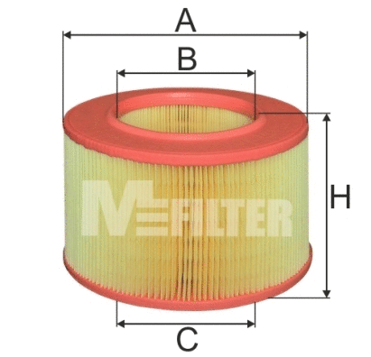 Filtre à air MFILTER A 277