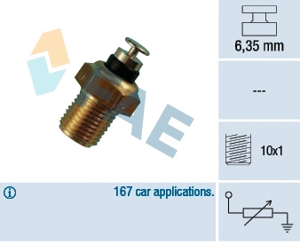 Sonde, température du liquide de refroidissement FAE 32110