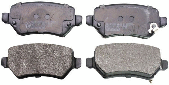 Kit de plaquettes de frein, frein à disque DENCKERMANN B110576