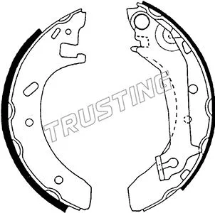 Jeu de mâchoires de frein TRUSTING 040.137
