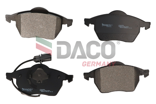Kit de plaquettes de frein, frein à disque DACO Germany 322555