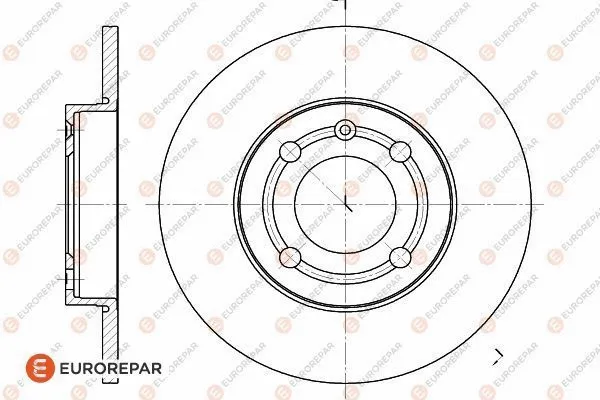 Disque de frein EUROREPAR 1618868880