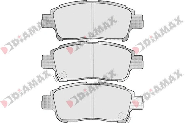 Kit de plaquettes de frein, frein à disque DIAMAX N09693