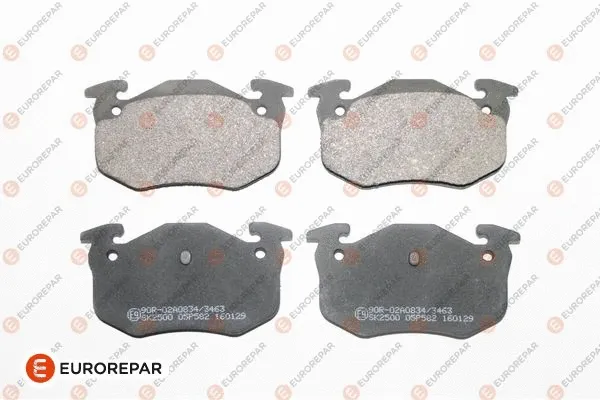 Kit de plaquettes de frein, frein à disque EUROREPAR 1639370680
