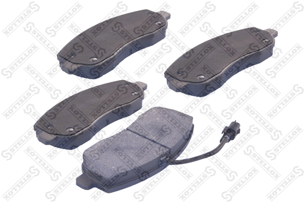 Kit de plaquettes de frein, frein à disque STELLOX 000 004-SX
