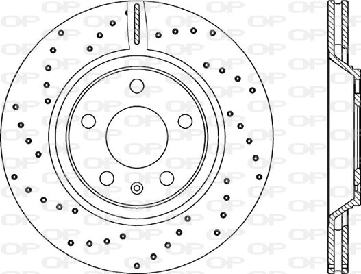 Disque de frein OPEN PARTS BDRS2271.25