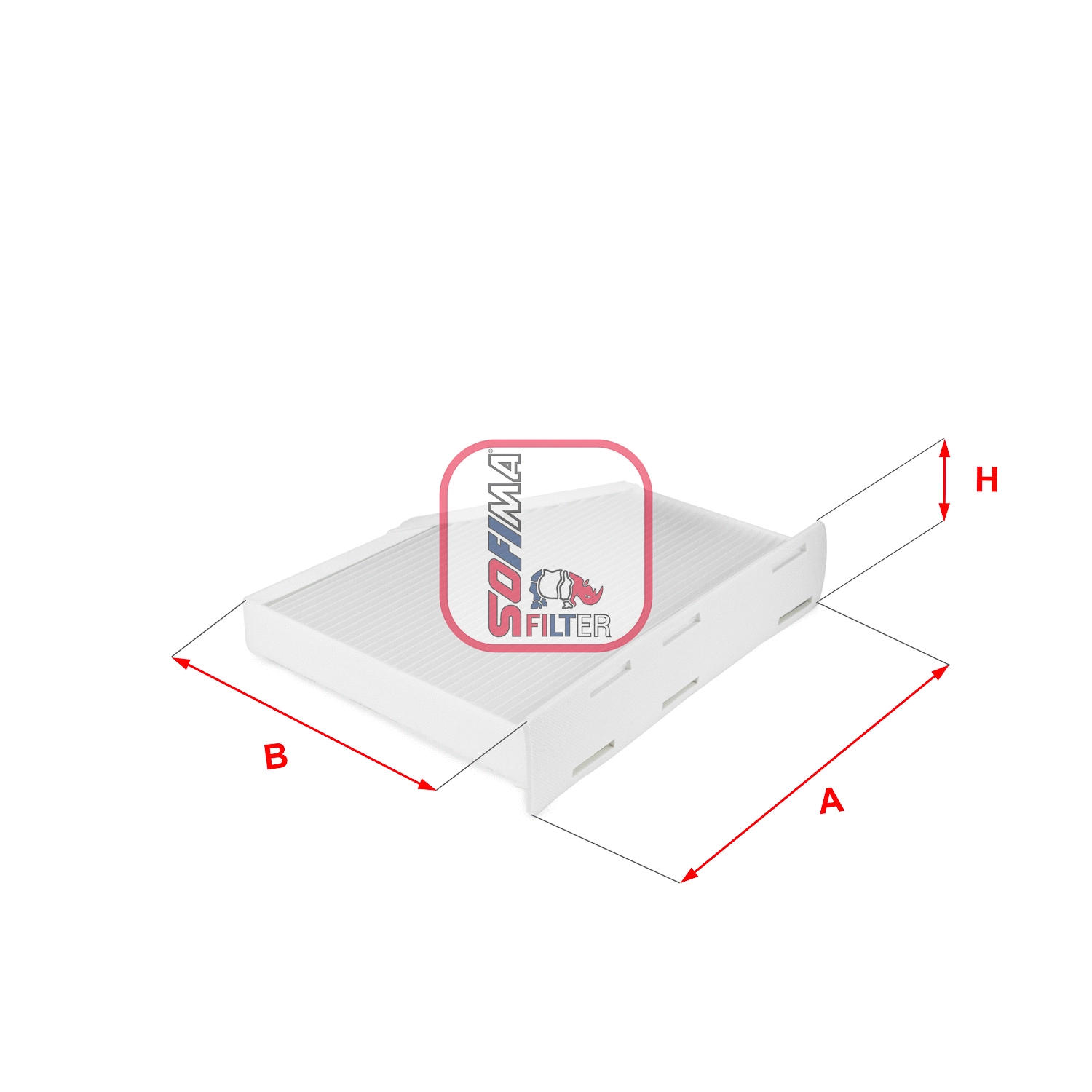 Filtre, air de l'habitacle SOFIMA S 3148 C