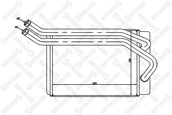 Système de chauffage STELLOX 10-35131-SX