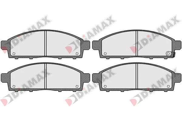 Kit de plaquettes de frein, frein à disque DIAMAX N09129