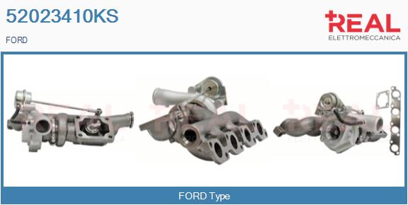 Turbocompresseur, suralimentation REAL 52023410KS
