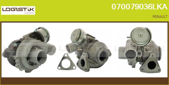 Turbocompresseur, suralimentation LGK 070079036LKA
