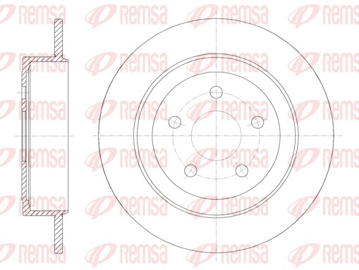 Disque de frein REMSA 6902.00