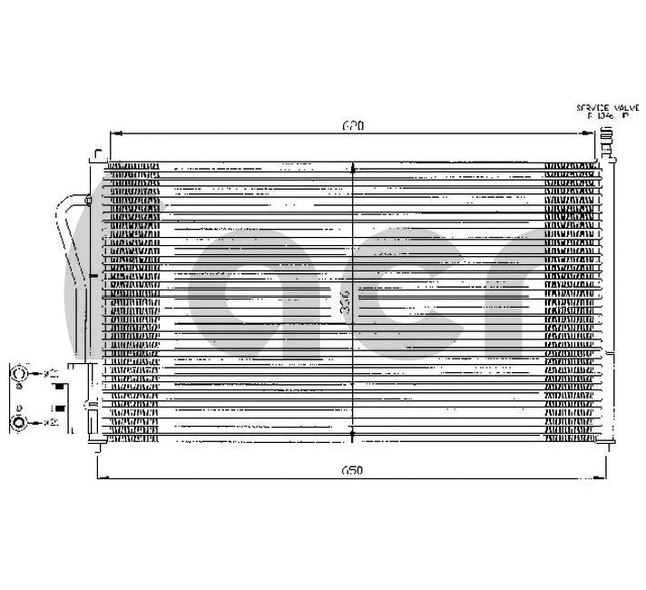 Condenseur, climatisation ACR 300050