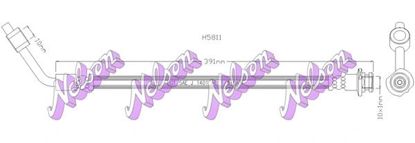Flexible de frein KAWE H5811