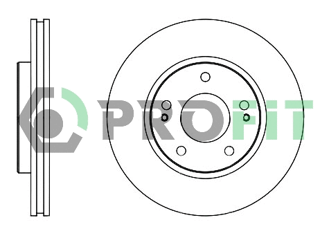 Disque de frein PROFIT 5010-1599