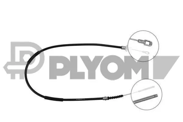 Tirette à câble, commande d'embrayage PLYOM P761913