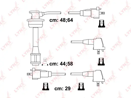 Kit de câbles d'allumage LYNXAUTO SPC7528