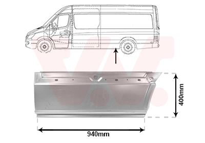 Panneau latéral VAN WEZEL 3083141