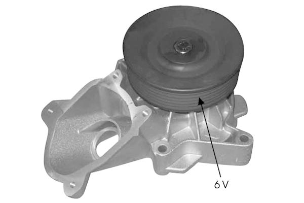 Pompe à eau, refroidissement du moteur TECDRIVE TPAE0073