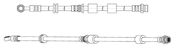 Flexible de frein CEF 512783