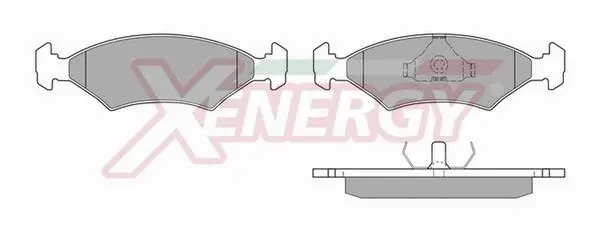 Kit de plaquettes de frein, frein à disque AP XENERGY X40101