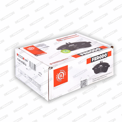 Kit de plaquettes de frein, frein à disque FERODO FDB1476B-D