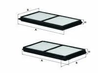 Filtre, air de l'habitacle UNIFLUX FILTERS XCK461