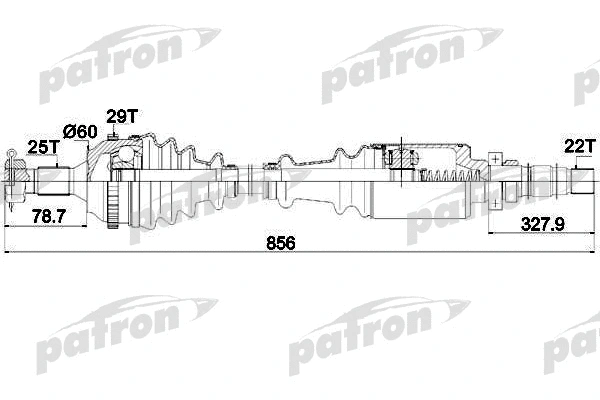 Arbre de transmission PATRON PDS0105