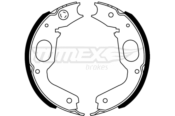 Jeu de mâchoires de frein TOMEX Brakes TX 22-73