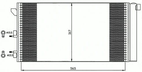 Condenseur, climatisation AUTOCLIMA 30311529