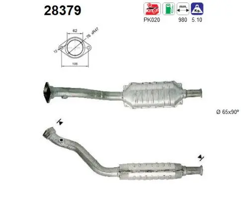 Catalyseur AS 28379