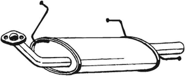 Silencieux arrière BOSAL 145-239