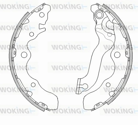 Mâchoire de frein WOKING Z4521.00