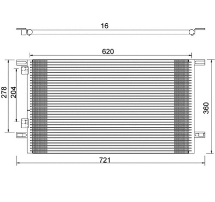 Condenseur, climatisation PowerMax 7110253
