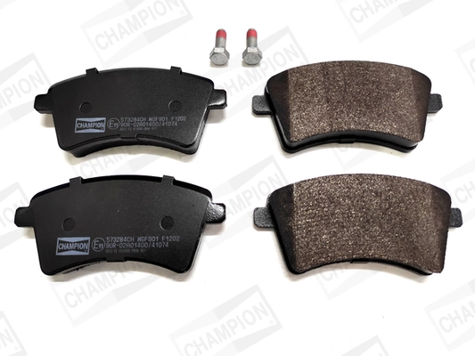 Kit de plaquettes de frein, frein à disque CHAMPION 573284CH