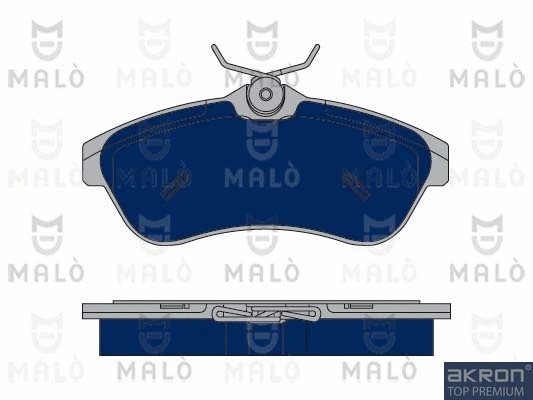Kit de plaquettes de frein, frein à disque AKRON-MALÒ 1050168
