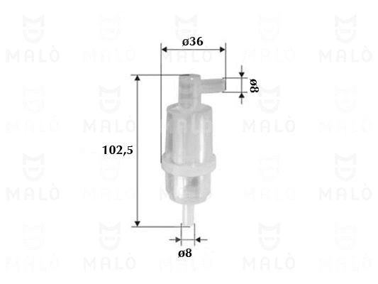 Filtre à carburant AKRON-MALÒ 1520148