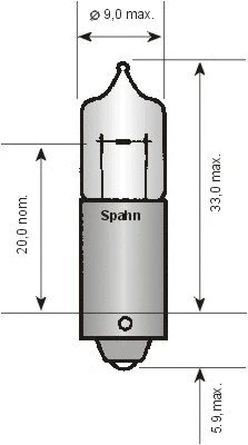 Ampoule, feu clignotant SPAHN GLÜHLAMPEN 783221