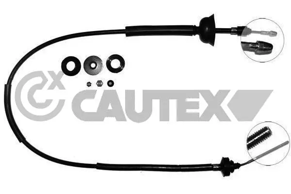 Tirette à câble, commande d'embrayage CAUTEX 765871