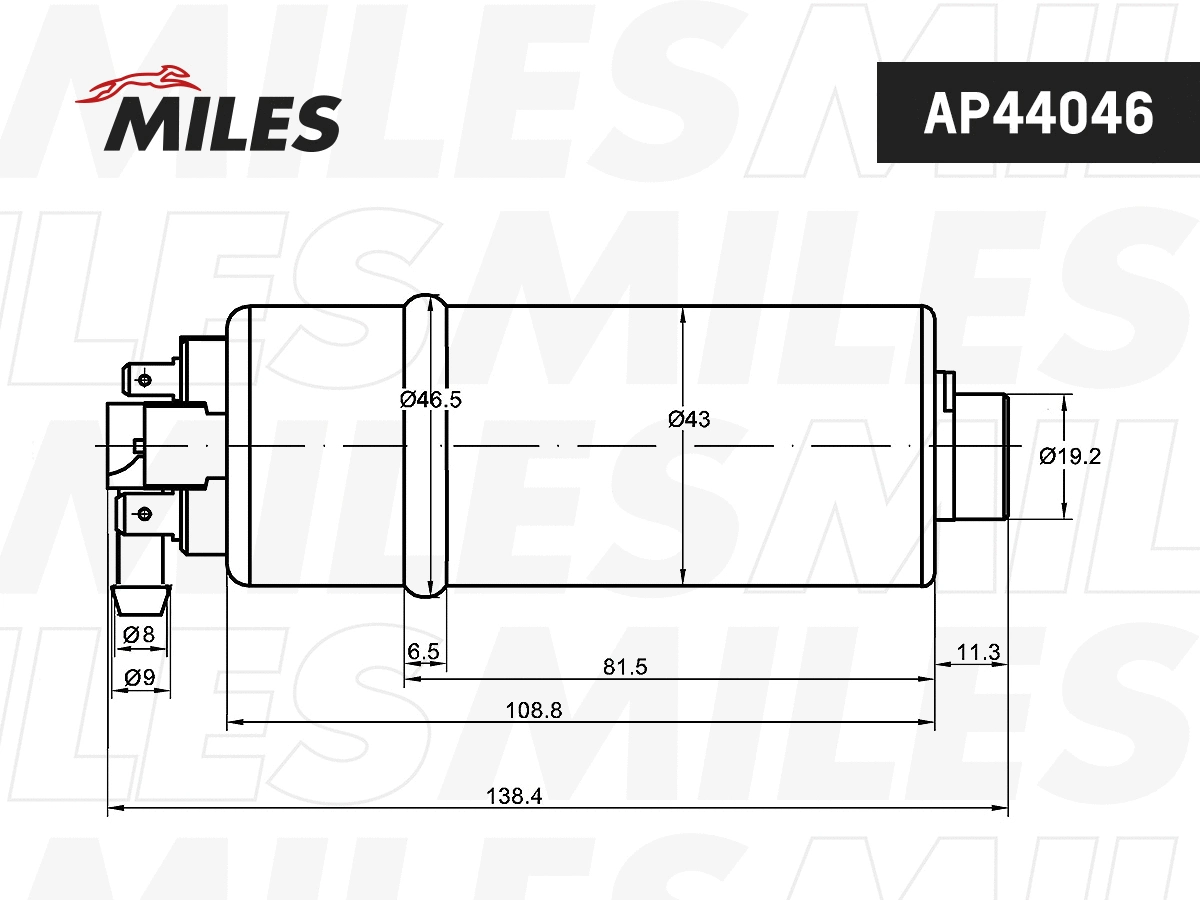 Pompe à carburant MILES AP44046