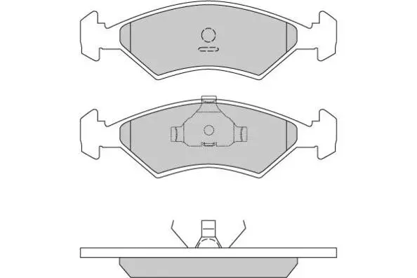 Kit de plaquettes de frein, frein à disque E.T.F. 12-0163-1