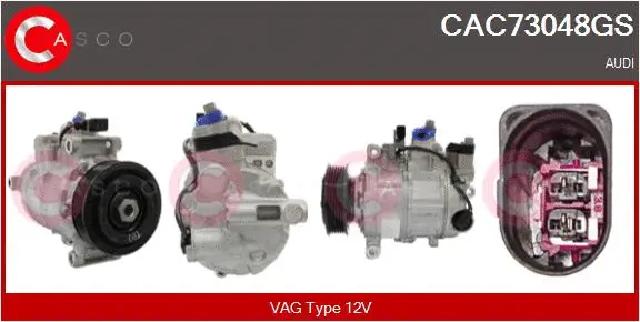 Compresseur, climatisation CASCO CAC73048GS