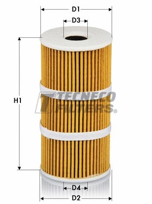 Filtre à huile TECNECO FILTERS OL0389/1E